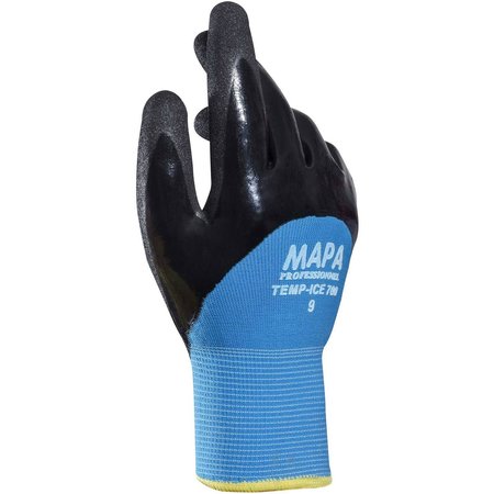 MAPA Temp-Ice 700 Nitrile 3/4 Coated Thermal Gloves, Size 7 700417